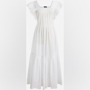 NWT J. Crew Flutter-sleeve cover-up dress XS